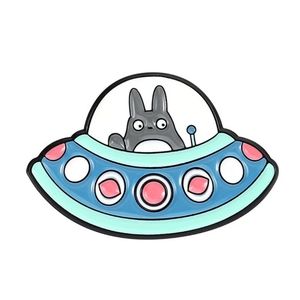 🛸 Totoro UFO Pin